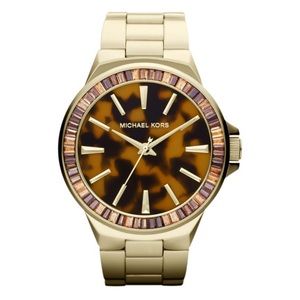 🌿 Michael Kors Gold Toned Watch - Tortoise